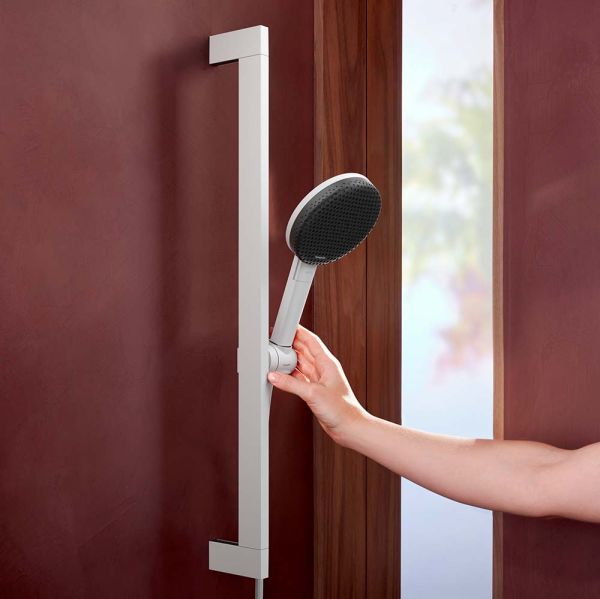 hansgrohe Raindance Alive Select S Duschset 125 Stange 65cm weiß matt 24600700