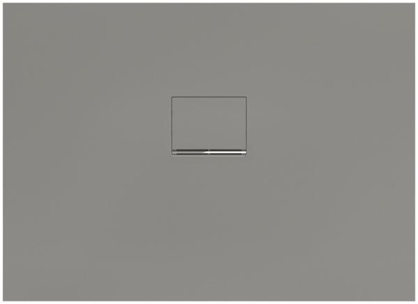 Villeroy&Boch Squaro Infinity Quaryl®-Duschwanne, flächenbündiger Einbau, 110x80cm, anthracite UDQ1180SQI2IV-1S