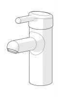 Vorschau: Hansa Hansamedipro Waschtisch-Einhand-Einlochbatterie, chrom