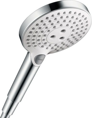 Hansgrohe Raindance Select S Handbrause 120 3jet, EcoSmart 9 l/min, weiß/chrom