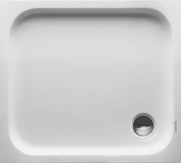 Duravit D-Code Duschwanne rechteckig 80x90cm, Sanitäracryl, weiß 720105000000000