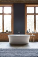 Vorschau: Duravit White Tulip freistehende Badewanne oval 160x80cm, weiß