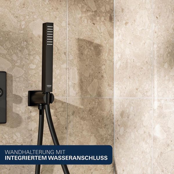 Grohe Precision SmartControl Duschsystem, eckig, mit Thermostat, schwarz matt
