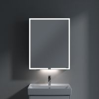 Vorschau: Villeroy&Boch My View Now LED-Aufputz-Spiegelschrank 60x75cm A4556L00 links