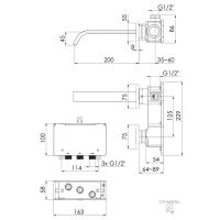 Vorschau: Steinberg Serie 135 vollelektronische Wand-Waschtischarmatur