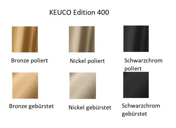 Keuco Edition 400 Lotionspender für die Wandmontage, schwarzchrom gebürstet - Ausstellungsstück