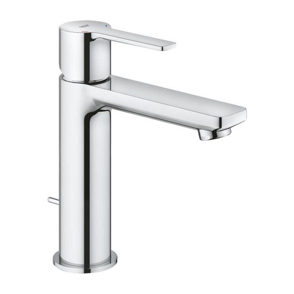 Grohe Lineare Einhand-Waschtischbatterie S-Size, Zugstangen-Ablaufgarnitur, chrom 32114001