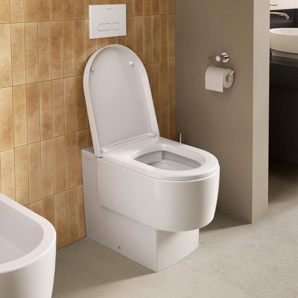 Duravit Balcoon WC-Sitz D-Form überlappend, ohne Absenkautomatik, weiß