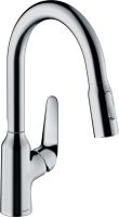 Hansgrohe Focus M42 Einhebel-Küchenmischer 180 mit Ausziehbrause