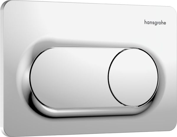 hansgrohe iFrame Original S Betätigungsplatte, rund, für 2-Mengen-Spülung