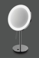 Vorschau: ZACK ALONA LED-Kosmetikspiegel Ø13,3cm, edelstahl poliert