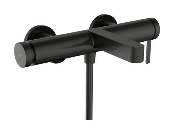 hansgrohe Finoris Wannenarmatur Aufputz brushed black chrome 76420340 