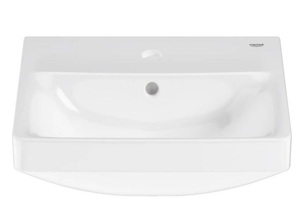 Grohe Euro Keramik Handwaschbecken 45cm mit Hahnloch & Überlauf, weiß