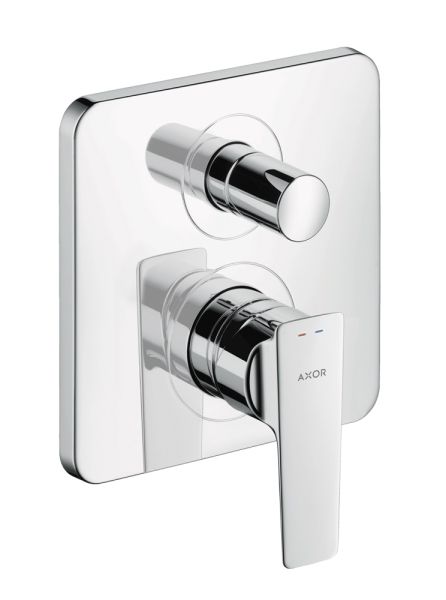Axor Citterio E Einhebel-Wannenmischer Unterputz, softcube, chrom HG36457000