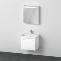 Duravit No.1 Badmöbel-Set 65cm mit Waschtisch und Spiegelschrank N10157L18180000