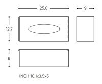 Vorschau: Cosmic Architect S+ Kleenex-Box, schwarz matt