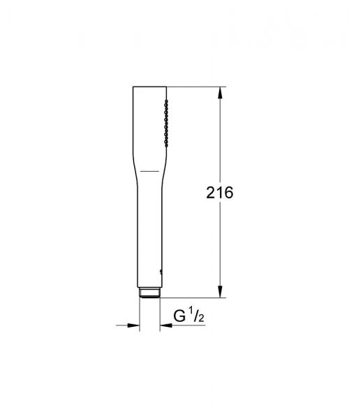 Grohe Euphoria Cosmopolitan Stick Handbrause 1 Strahlart, chrom