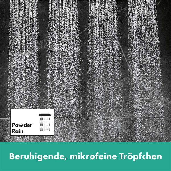 Hansgrohe Rainfinity Schulterbrause 500 1jet und Duschablage