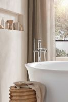 Vorschau: Duravit White Tulip freistehende Badewanne rund 140x140cm, weiß