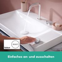 Vorschau: Hansgrohe Tecturis S 2-Loch Waschtischarmatur 150 CoolStart mit Ablaufgarnitur, chrom