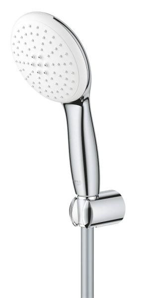 Grohe Tempesta 110 Wandhalterset mit Brauseschlauch 125cm, 2 Strahlarten, 5,6 l/min, chrom