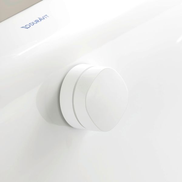 Duravit Ab- und Überlaufgarnitur quadroval #791206 mit Wanneneinlauf, chrom
