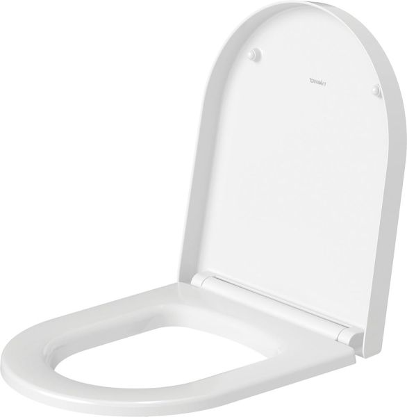 Duravit ME by Starck WC-Sitz ohne Absenkautomatik, weiß-weiß seidenmatt 0020112600 1