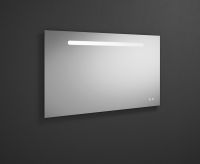 Vorschau: Burgbad Fiumo Leuchtspiegel mit horizontaler LED-Beleuchtung 120x70 cm SIIX120