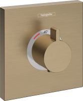 Vorschau: Hansgrohe ShowerSelect Thermostat Highflow UP brushed bronze 15760140