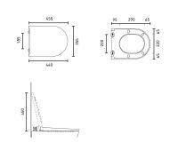 Vorschau: Catalano Sfera Eco Soft-close WC-Sitz für VSF54REC, abnehmbar, mit Absenkautomatik, weiß ZECOFN