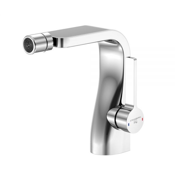 Steinberg Serie 230 Bidet-Einhebelmischer mit Ablaufgarnitur, chrom