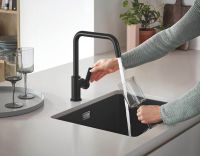 Vorschau: Grohe Start Wasserhahn Niederdruck, schwarz matt