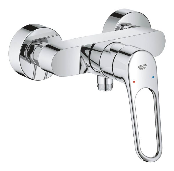 Grohe Eurosmart Einhand-Brausebatterie, offener Hebelgriff, chrom 25242003