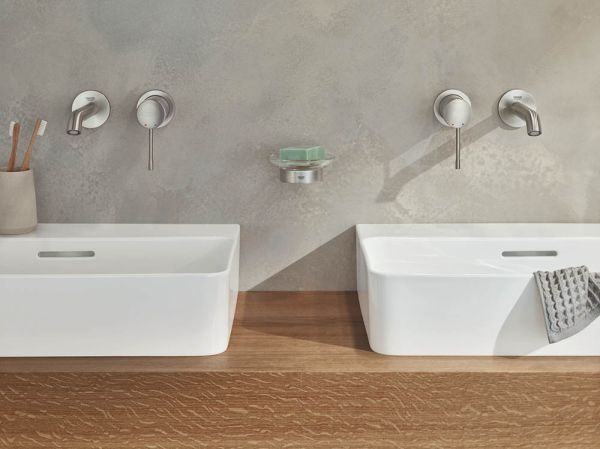 Grohe Essence 2-Loch-Waschtischbatterie, Ausladung 183mm