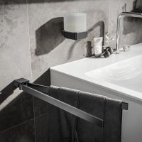 emco loft Handtuchhalter 43cm, schwenkbar, schwarzchrom gebürstet