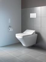 Vorschau: Duravit DuraStyle Wand-WC für Dusch-WC Sitz SensoWash® 62x37,6cm, eckig, weiß