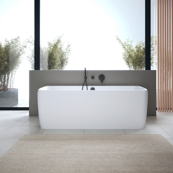 Duravit Qatego Vorwand-Badewanne rechteckig 180x80cm, weiß
