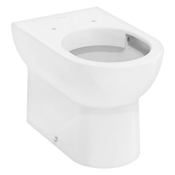 hansgrohe EluPura Original S Stand WC Set, Spülkasten, WC-Sitz, Abgang waagerecht/senkrecht, weiß 