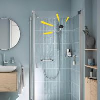 Vorschau: Grohe Vitalio Start 110 Handbrause mit Brauseschlauch 150cm, chrom