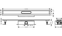 Vorschau: Hansgrohe uBox universal Komplettset für Standardinstallation 100cm, für Duschrinnen Fertigsets