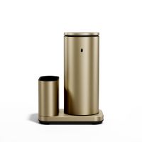 Vorschau: simplehuman berührungsloser Spülmittelspender mit Caddy, 414ml, wiederaufladbar, mattgold