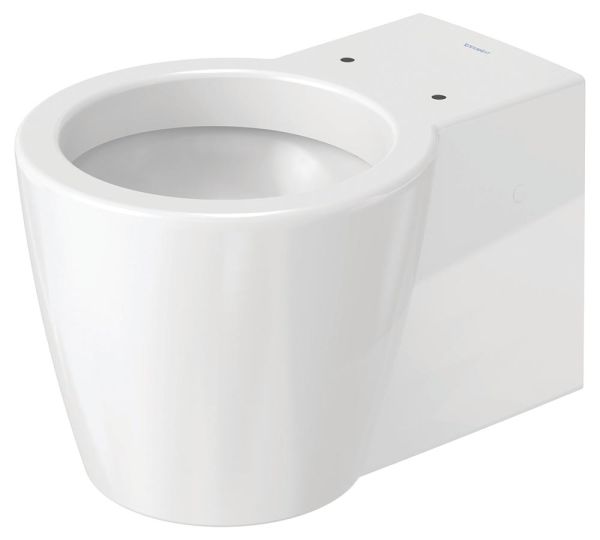 Duravit Starck 1 Wand-WC 57,5x41cm, rund, WonderGliss, Durafix, weiß