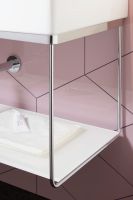 Vorschau: Duravit DuraSquare Glaseinleger für Metallkonsole passend zu Waschtisch 235360 weiß