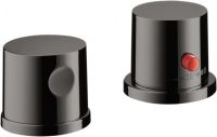 Vorschau: Axor Uno 2-Loch Wannenrandarmatur mit Thermostat polished black chrome 38480330