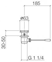 Vorschau: Dornbracht Ablaufgarnitur 1 1/4"