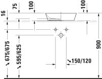 Vorschau: Duravit Cape Cod Aufsatzbecken 43x43cm weiss 2340430000