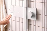 Vorschau: hansgrohe Raindance Alive Q Duschsystem 210/340 2 Strahlarten, ShowerSelect Comfort, weiß matt