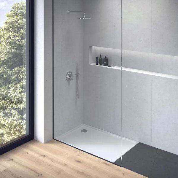 Duravit Starck Slimline Duschwanne rechteckig 80x120cm, weiß
