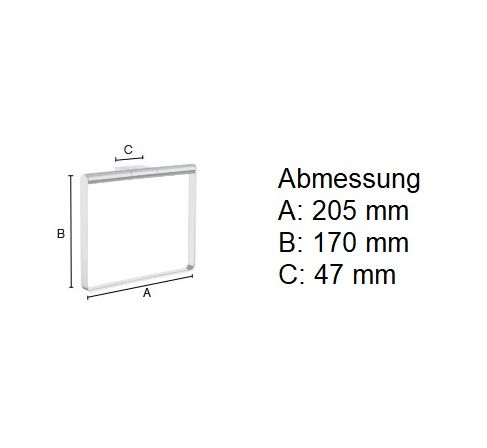 Smedbo Air Handtuchring, chrom