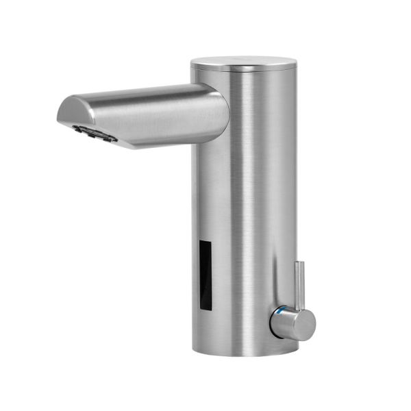 WimTec PROOF E6 Mischwasser-Waschtischarmatur, edelstahl 